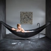 Vessel – Hammock Shaped Bathtub by SplinterWorks Vessel – Hammock Shaped Bathtub by SplinterWorks