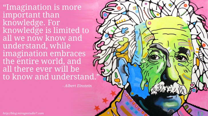 Albert Einstein Imagination is more important than knowledge. For knowledge is limited to all we now know and understand, while imagination embraces the entire world, and all there ever will be to know and understand.