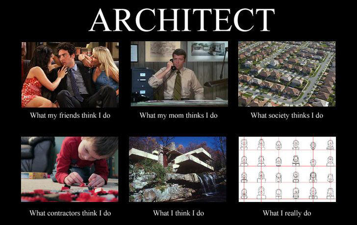 5 Funny Architects, Model And Modeling Meme