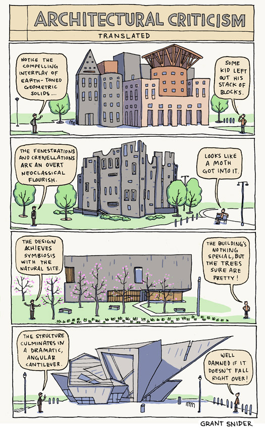 Architectural Criticism Translated Incidental Comics on Architecture Design and Architects instagram facebook twitter pinterest